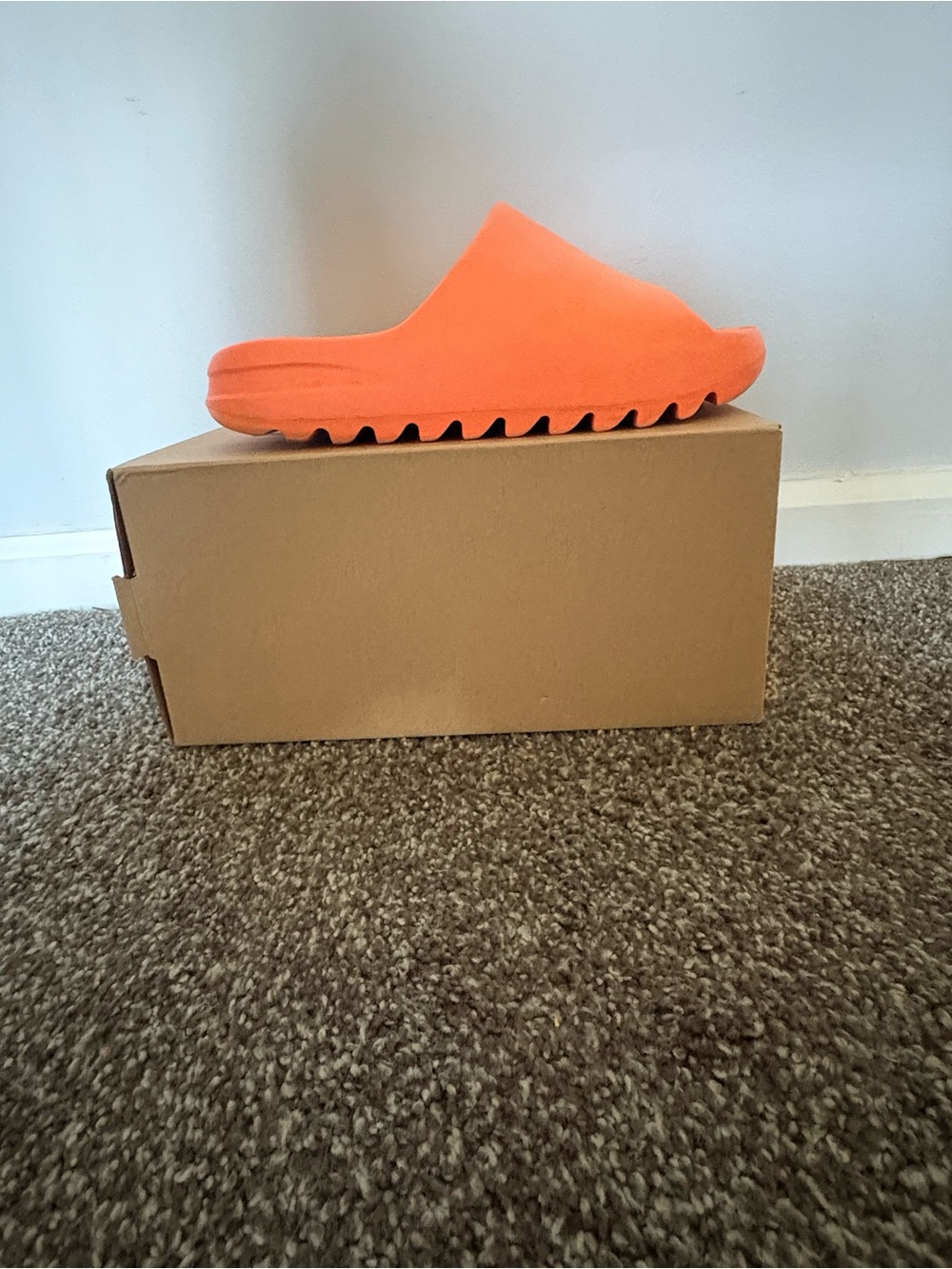 adidas Yeezy Slide in Vibrant Orange